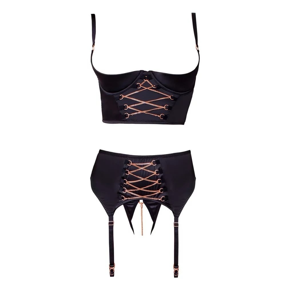 Бюстгальтер із поясом Shelf Bra Set 75B/S
