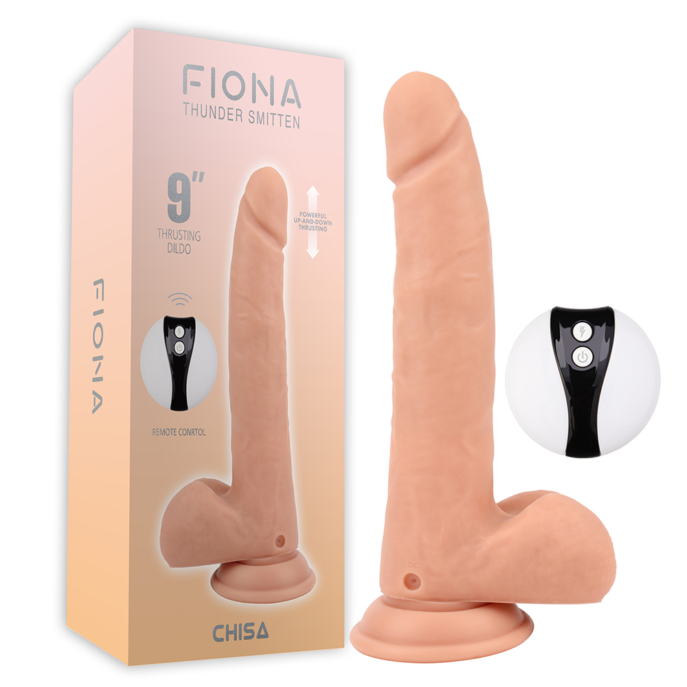 Вибратор с дистанционным пультом Chisa Fiona Thunder Smitten, бежевый