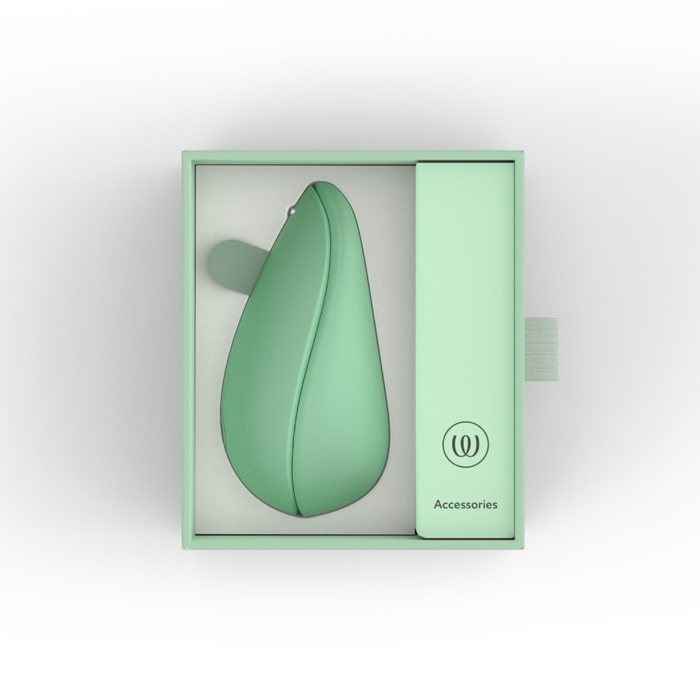 Вакуумний кліторальний стимулятор, Womanizer Liberty 2 Sage, світло-зелений