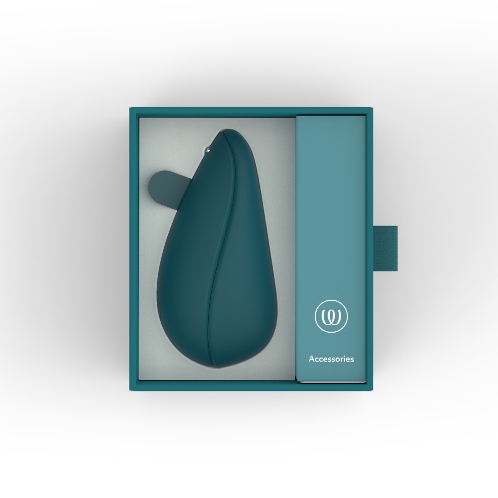 Вакуумний кліторальний стимулятор Womanizer Liberty 2 Dark Petrol, синій