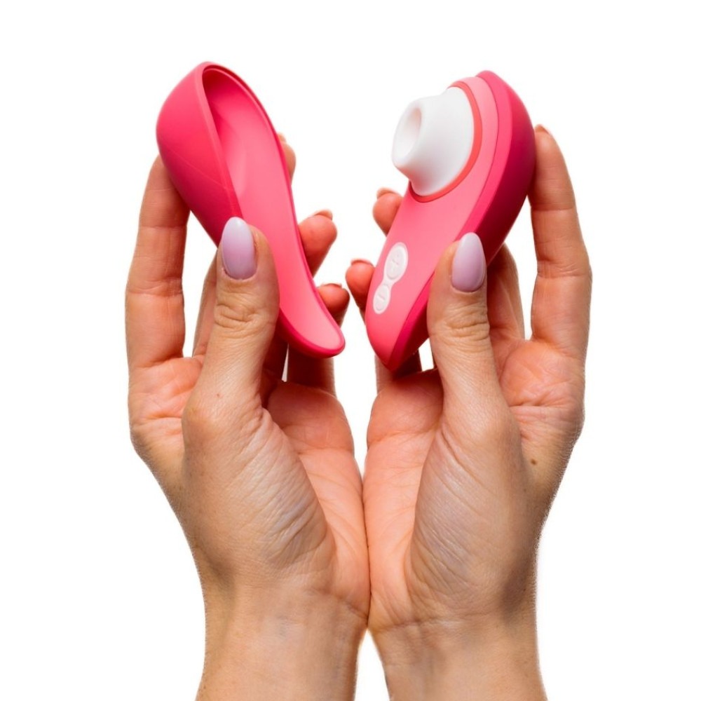 Вакуумний кліторальний вібратор Womanizer Liberty 2 Vibrant Rose, рожевий