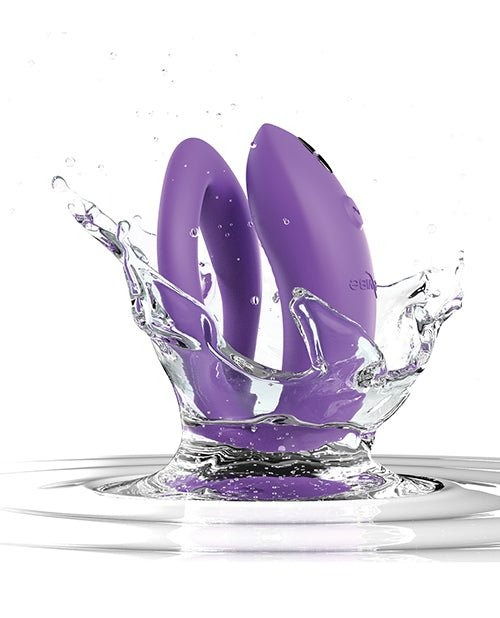 Смарт - Вібратор для пари WE-VIBE SYNC O LIGHT, фіолетовий