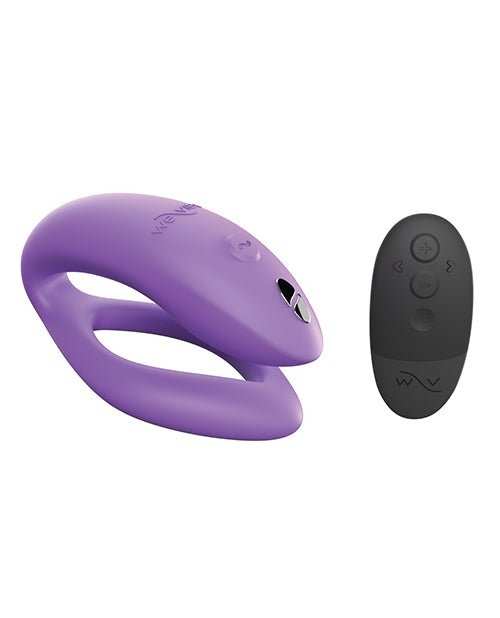 Смарт - Вібратор для пари WE-VIBE SYNC O LIGHT, фіолетовий