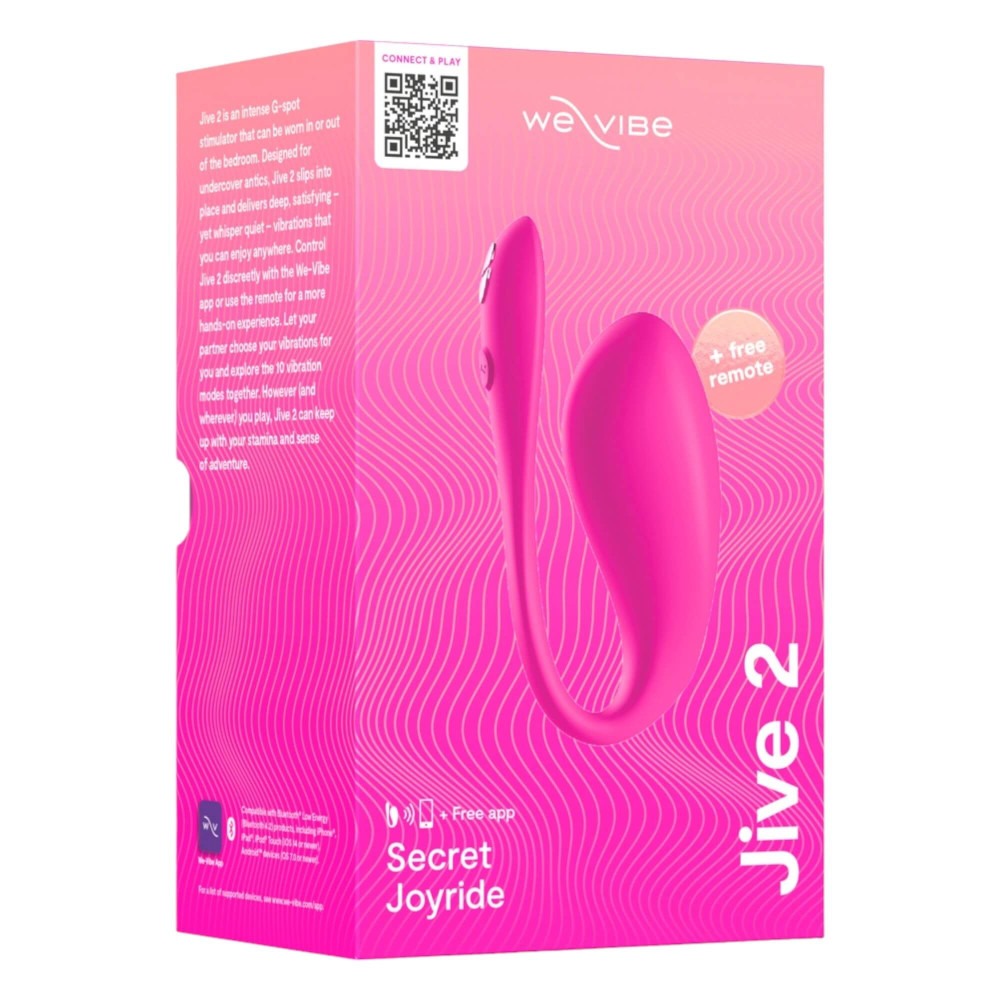 Віброяйце з функцією керування телефоном Jive 2 by We-Vibe Electric Pink