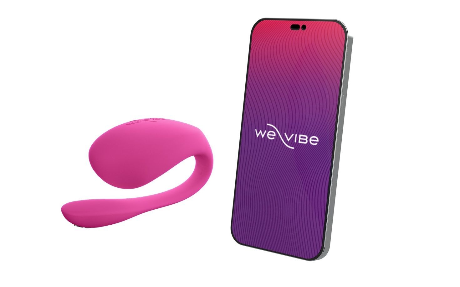 Віброяйце з функцією керування телефоном Jive 2 by We-Vibe Electric Pink