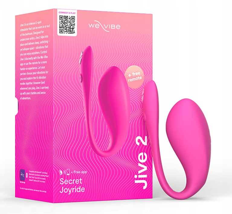 Віброяйце з функцією керування телефоном Jive 2 by We-Vibe Electric Pink