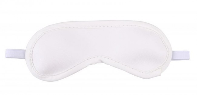 Маска DS Fetish Blindfold white satin