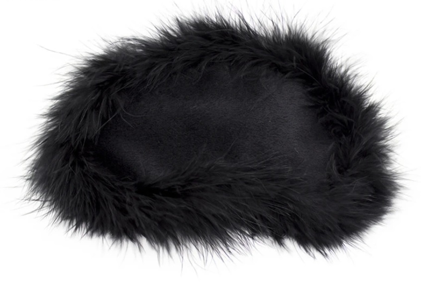 Маска на очі Feather blindfold black