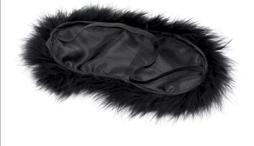 Маска на очі Feather blindfold black