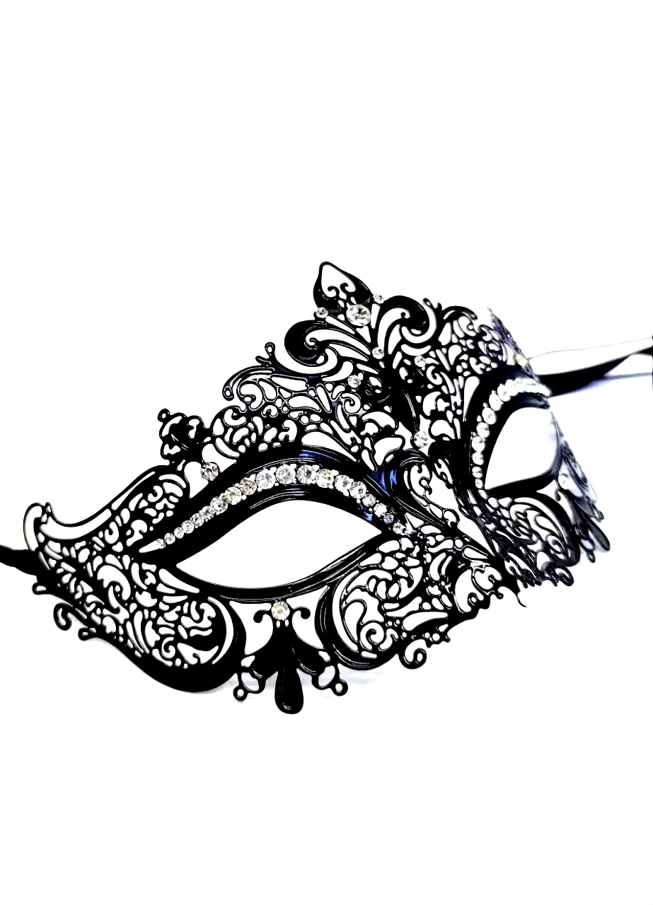 Маска на очі Eye mask metal black