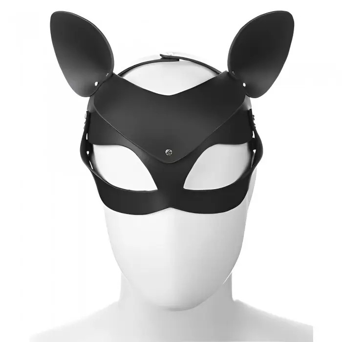 Маска кошечка Shiny cat Mask with studs