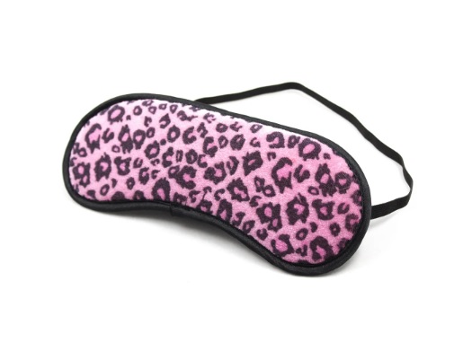 Маска DS Fetish Blindfold leopard satin