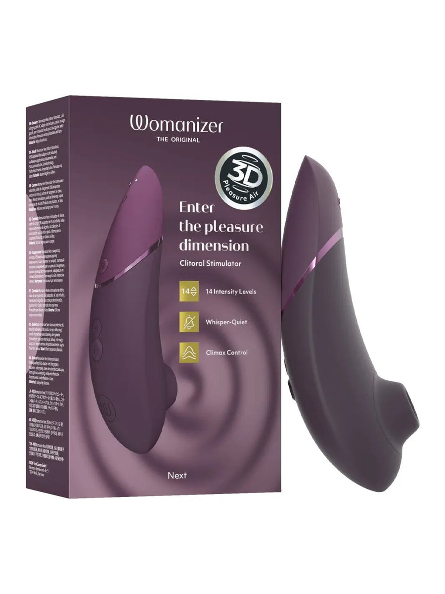 Вакуумний стимулятор Womanizer Next Dark, фіолетовий