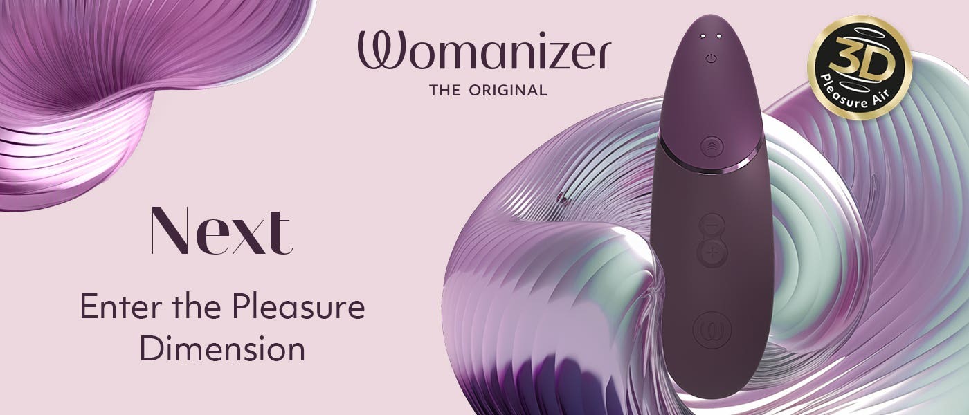 Вакуумний стимулятор Womanizer Next Dark, фиолетовый