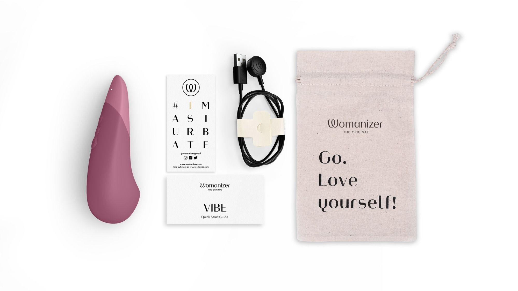 Вібратор універсальний безшумний Womanizer Vibe Dusky, рожевий
