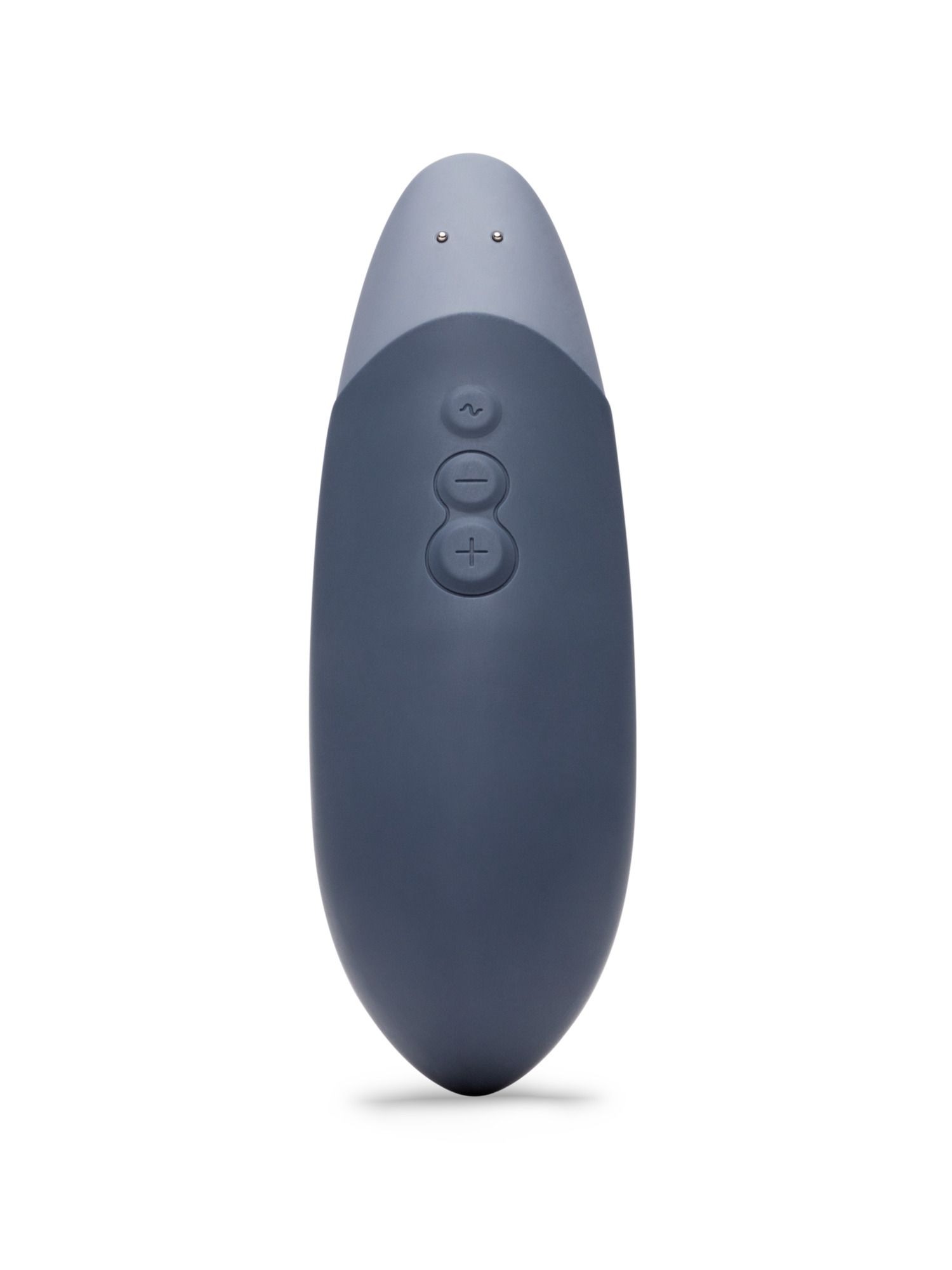 Вібратор для стимуляції клітора безшумний Womanizer Vibe, темно-синій