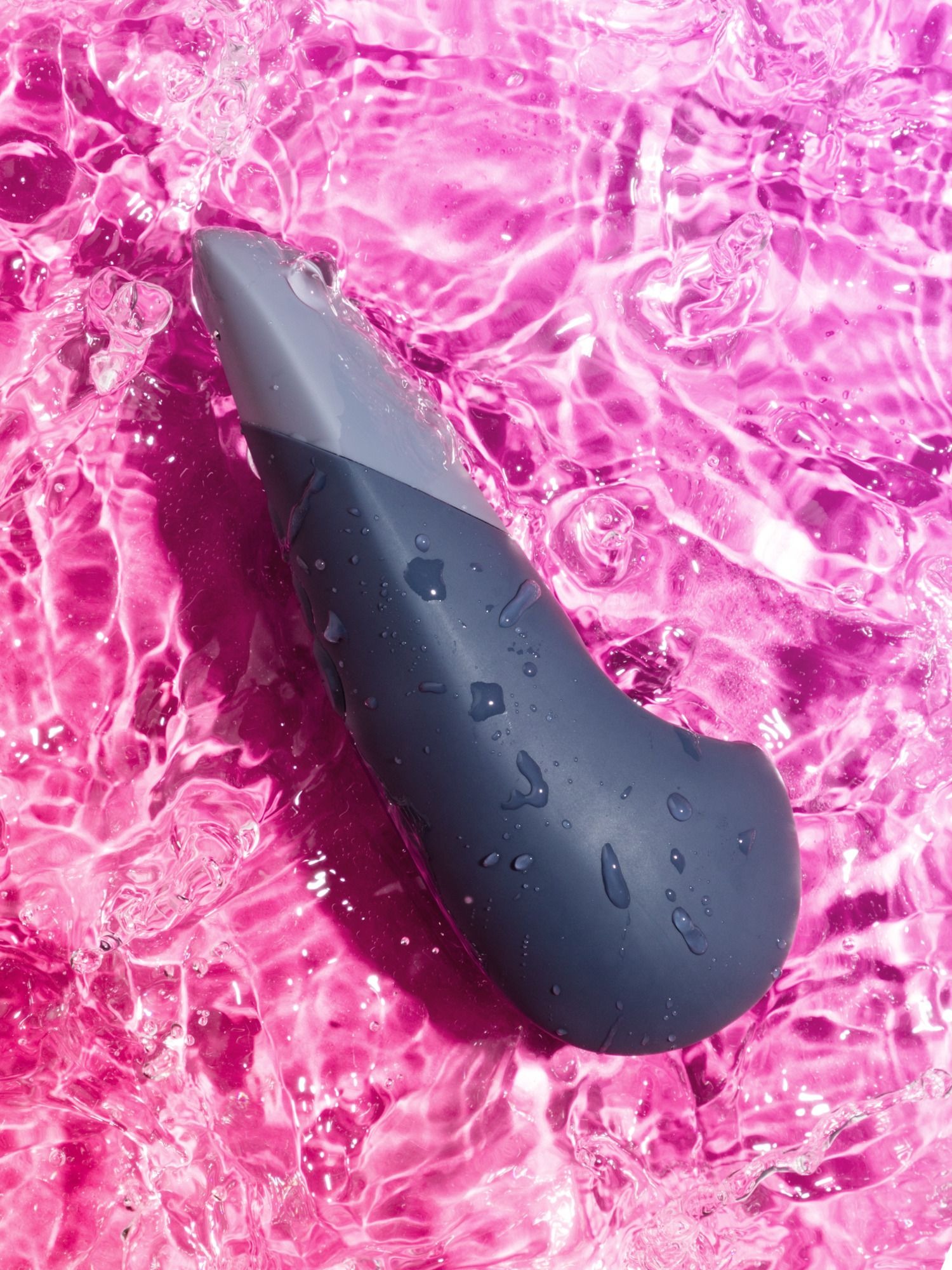 Вібратор для стимуляції клітора безшумний Womanizer Vibe, темно-синій