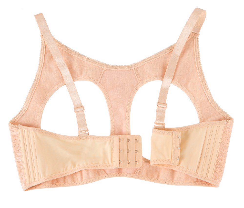 Накладні силіконові груди Cottelli Collection Breasts with Bra з бюстгальтером, бежеві, 2 х 1000 г