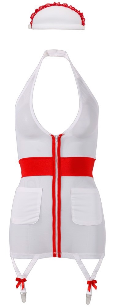 Костюм медсестри Cottelli Collection Nurse 2 предмети, білий, M