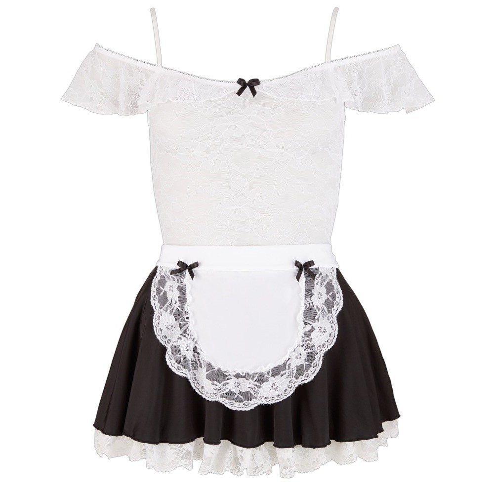 Костюм покоївки Cottelli Collection Maid's Dress 2 предмети, M