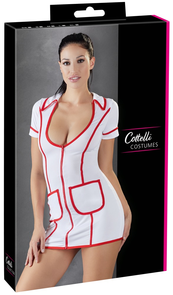 Платье медсестры сексуальное Cottelli Colection Nurse Dress, S