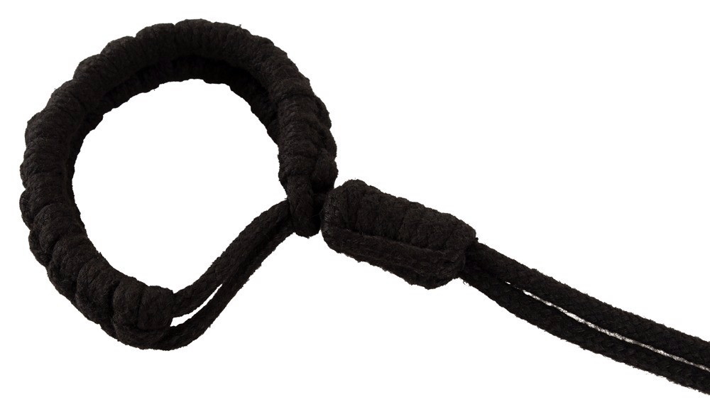 Наручники з бондажної мотузки Bad Kitty Handcuffs 1, чорний