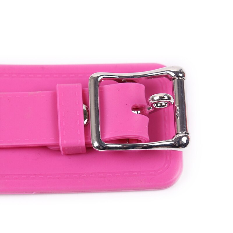 Силіконові наручники Silicone hand cuff pink