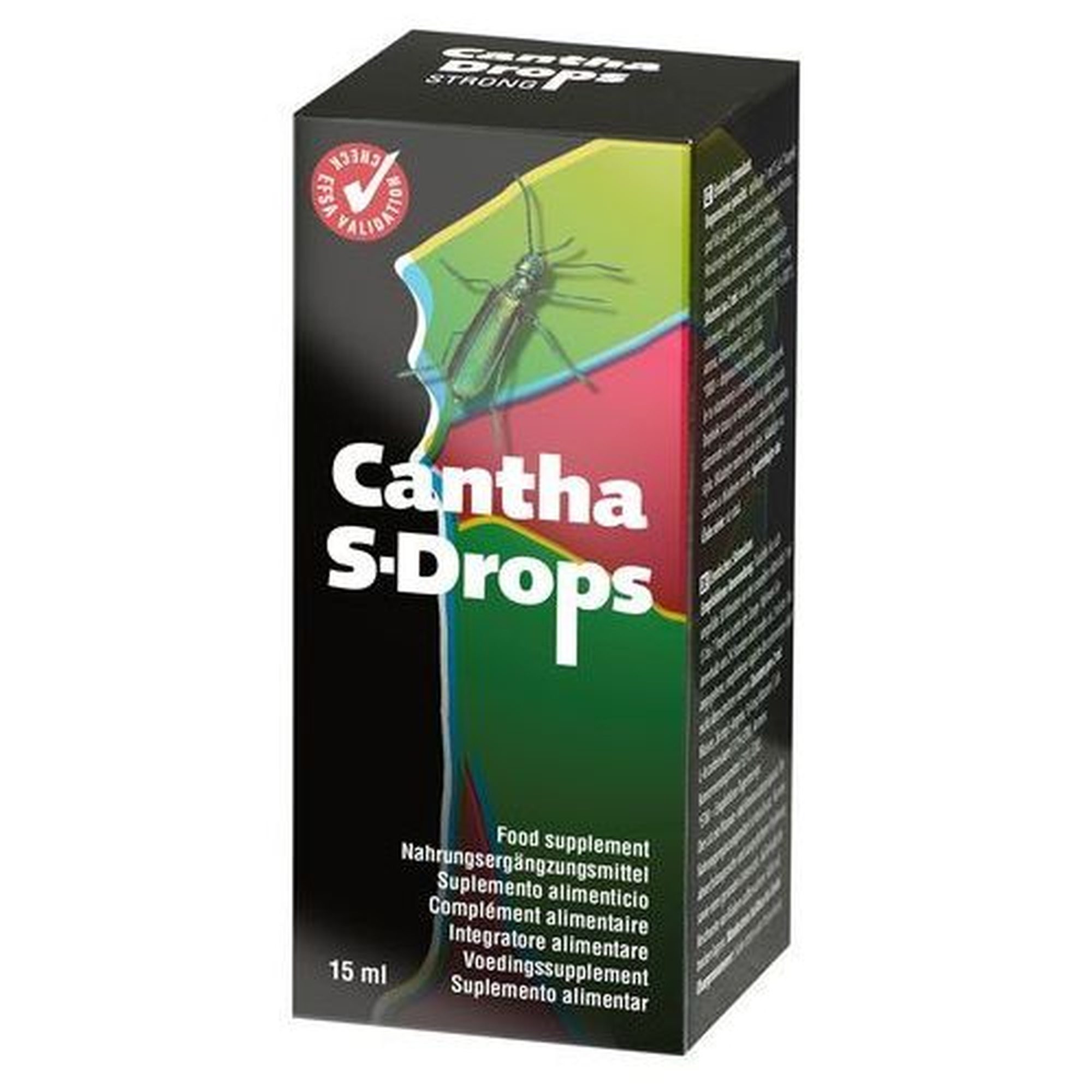 Капли для женщин и мужчин Cantha Drops Strong 15 мл