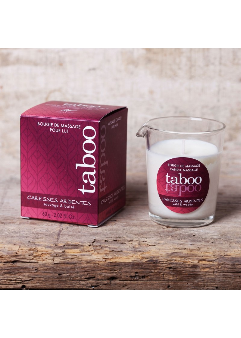 Масажна свічка Taboo caresses ardentes for men
