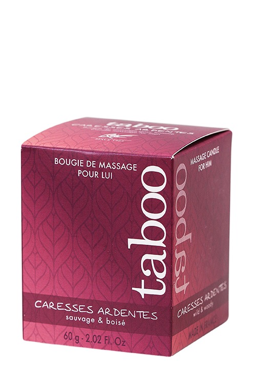 Масажна свічка Taboo caresses ardentes for men