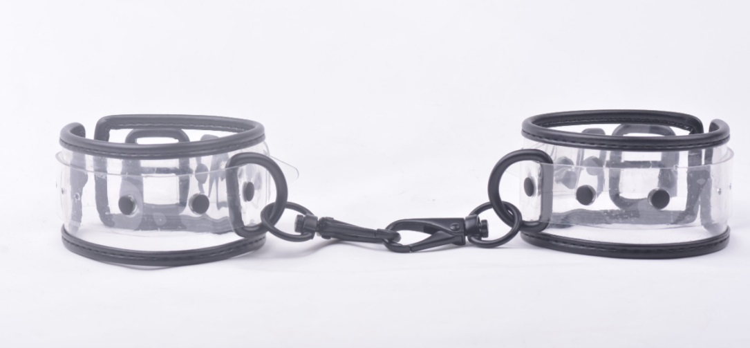 Наручники DS Fetish Wrist restraints transparent