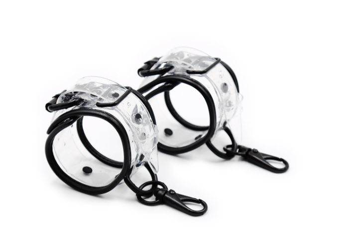 Наручники DS Fetish Wrist restraints transparent