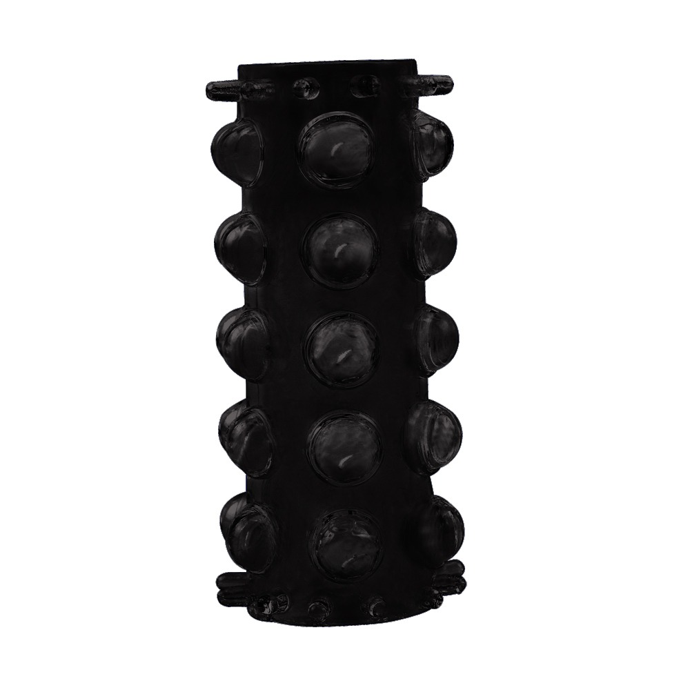 Насадка на пенис с открытой головкой Chisa GK Power, черная, 1 шт