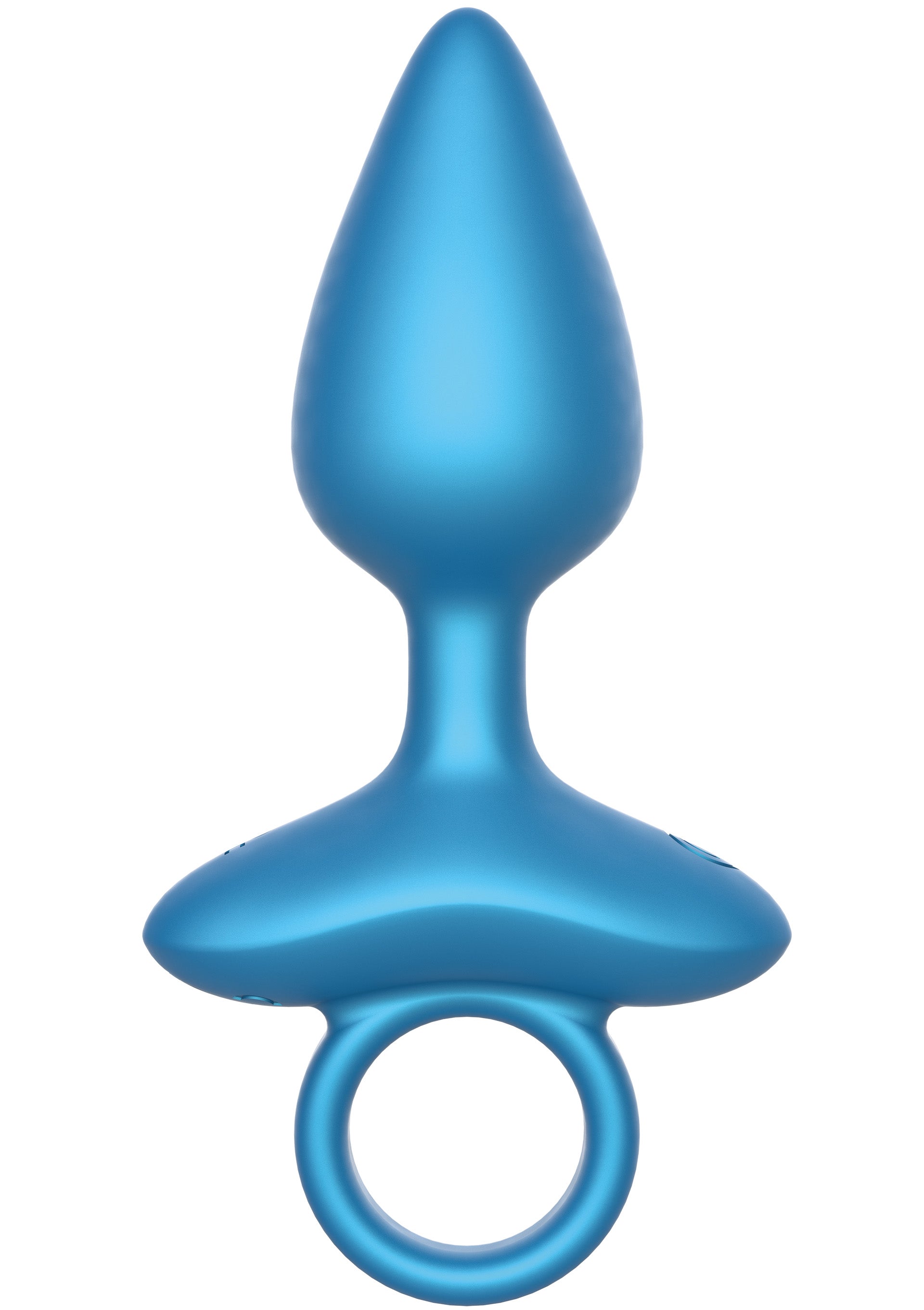Анальная пробка с вибрацией и пультом Playhouse Smooth Anal Plug, синяя, 13 × 4,5 см