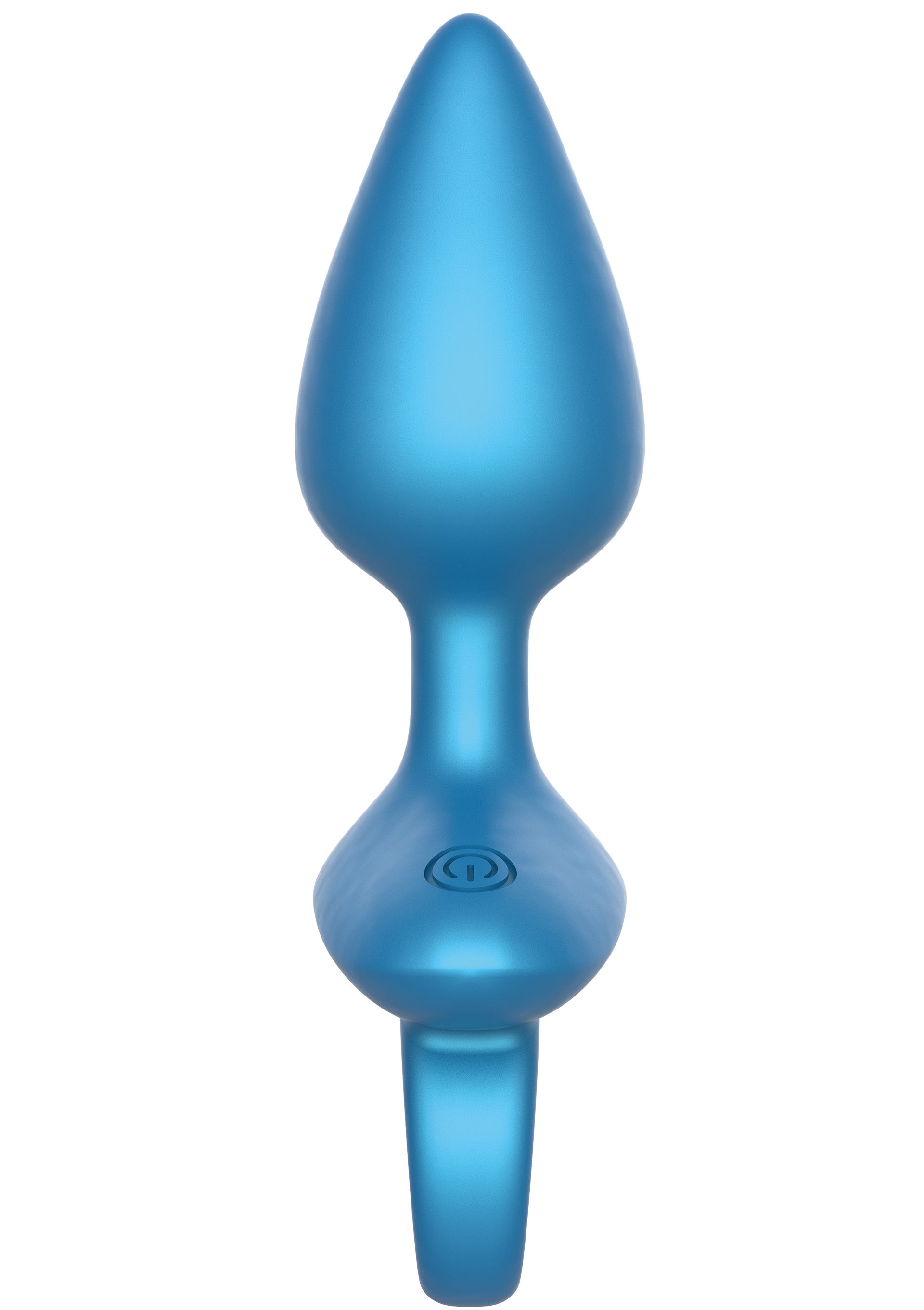 Анальная пробка с вибрацией и пультом Playhouse Smooth Anal Plug, синяя, 13 × 4,5 см