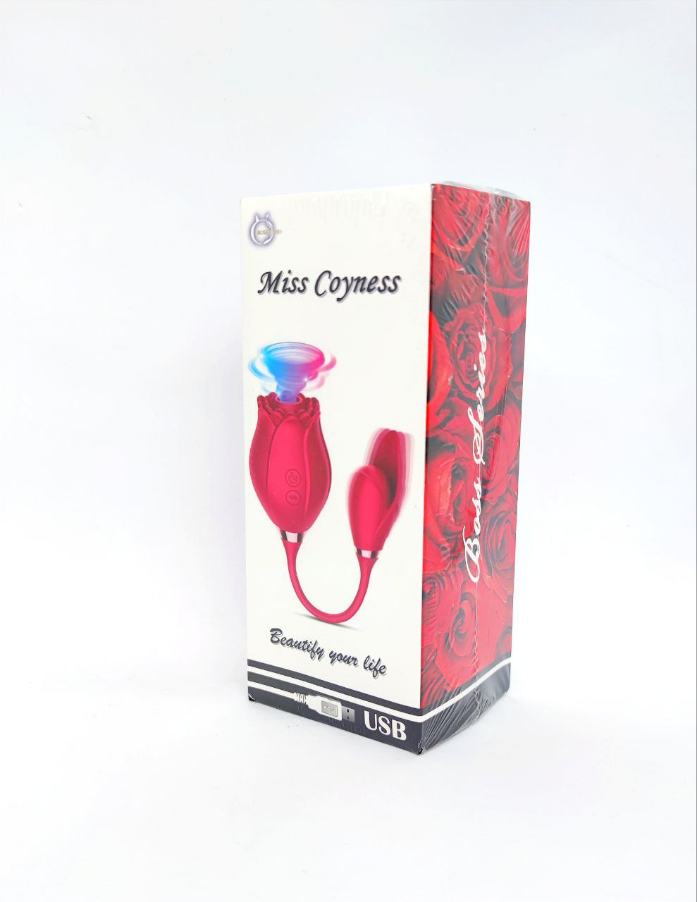 Двойной Вибратор Boss Series Miss Coyness ROSE