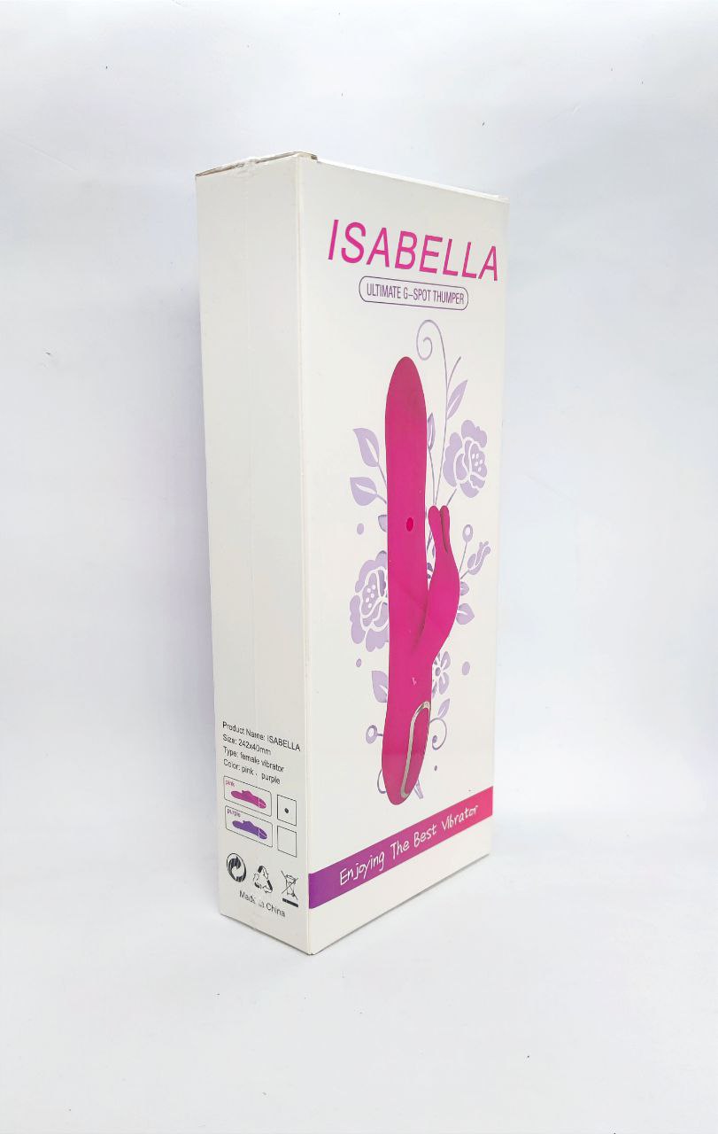 Вібратор кролик Wibrator-Isabella, 5 funkcji, USB Pink