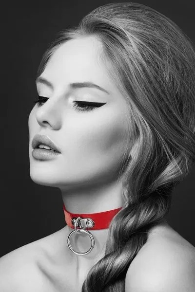 Ошейник Collar DS Fetish, красный