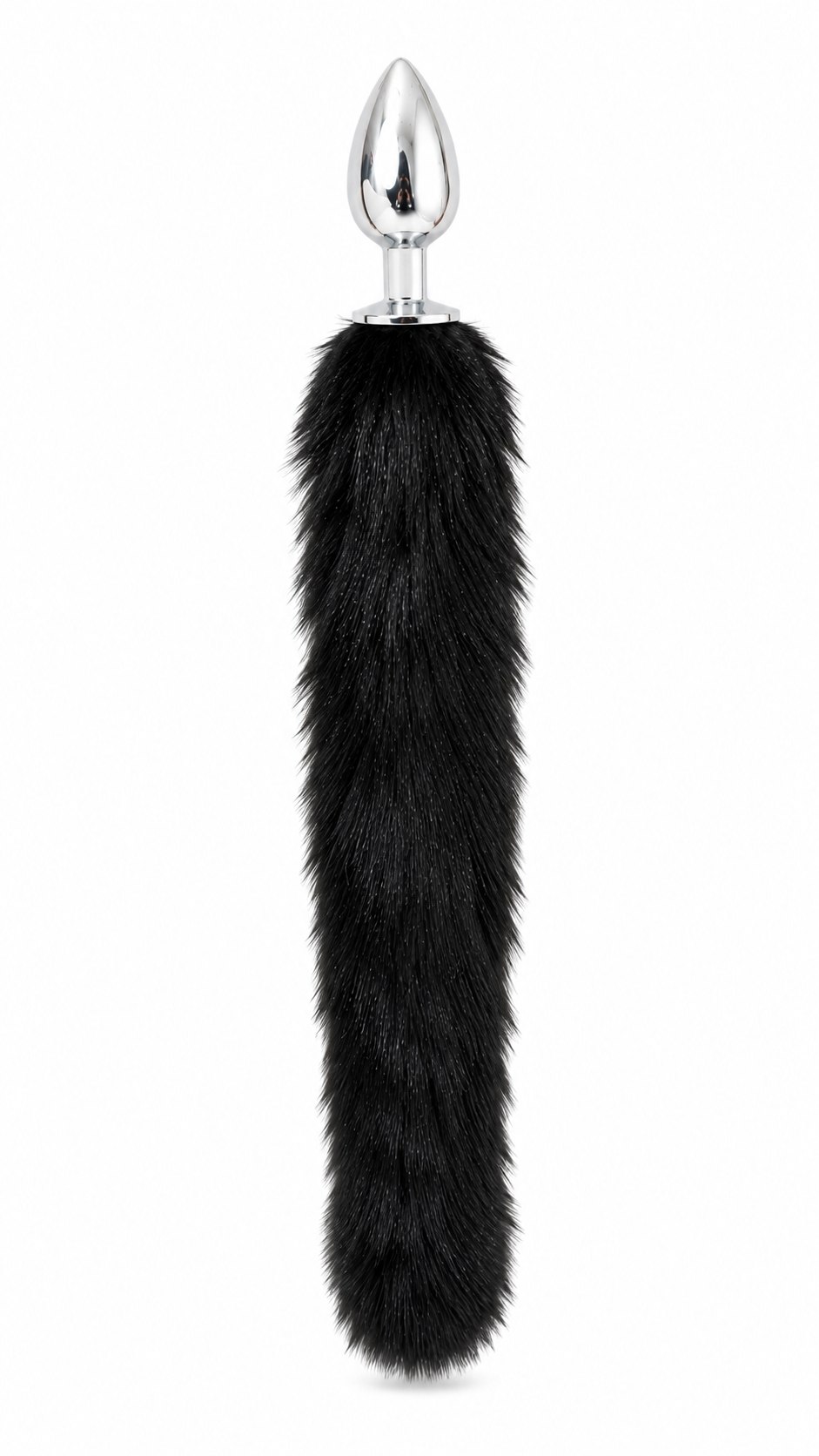 Анальна пробка S з хвостом DS Fetish Anal plug S fox tail black fox