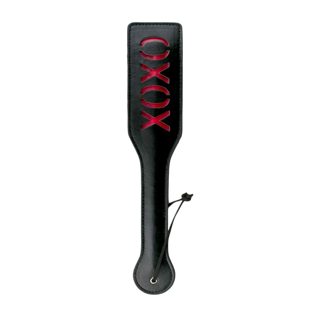 Паддл з екошкіри Zwarte Leren Paddle, чорний, 32.5 см
