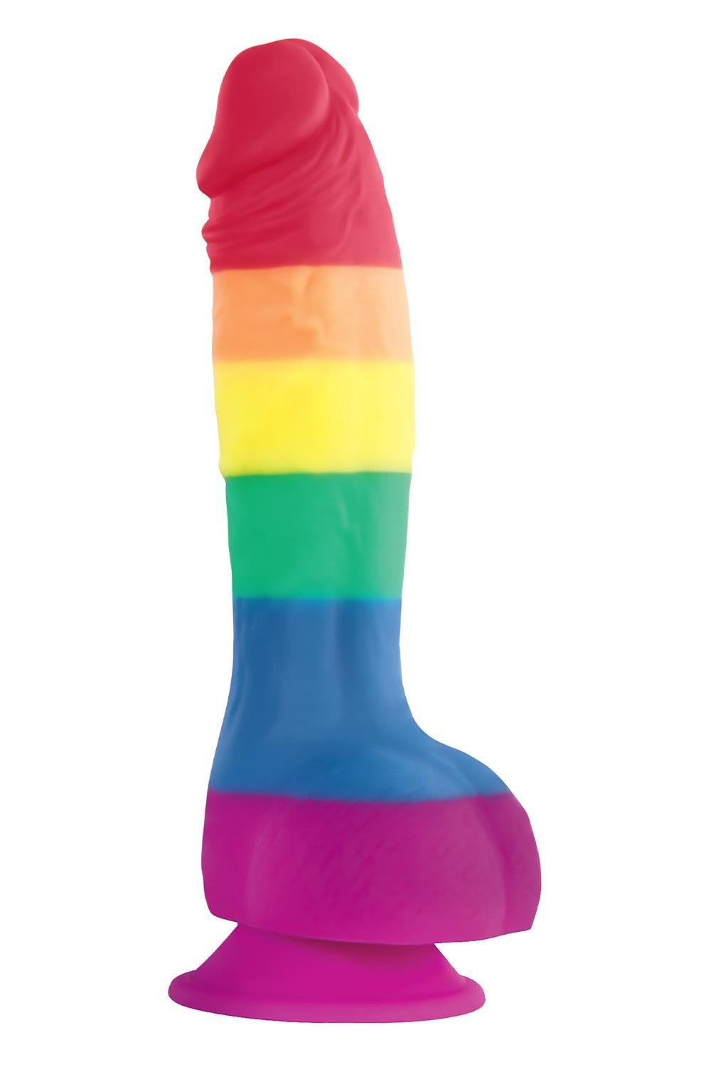 Фалоімітатор Веселка NS Novelties Colours Pride Edition на присосці