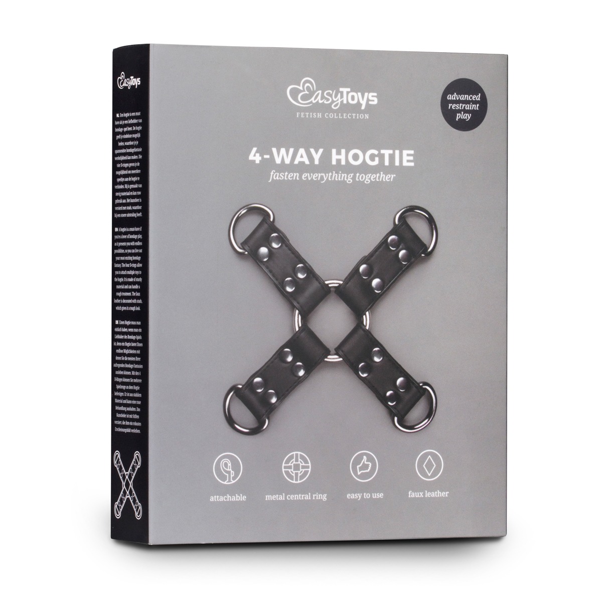 Крестовина , Zwarte Kunstleren Hogtie