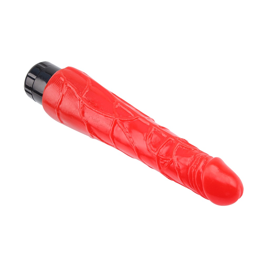 Вибратор реалистичный большого размера Chisa Hotstorm Devilish X3 на батарейках, красный