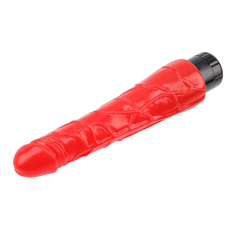 Вибратор реалистичный большого размера Chisa Hotstorm Devilish X3 на батарейках, красный