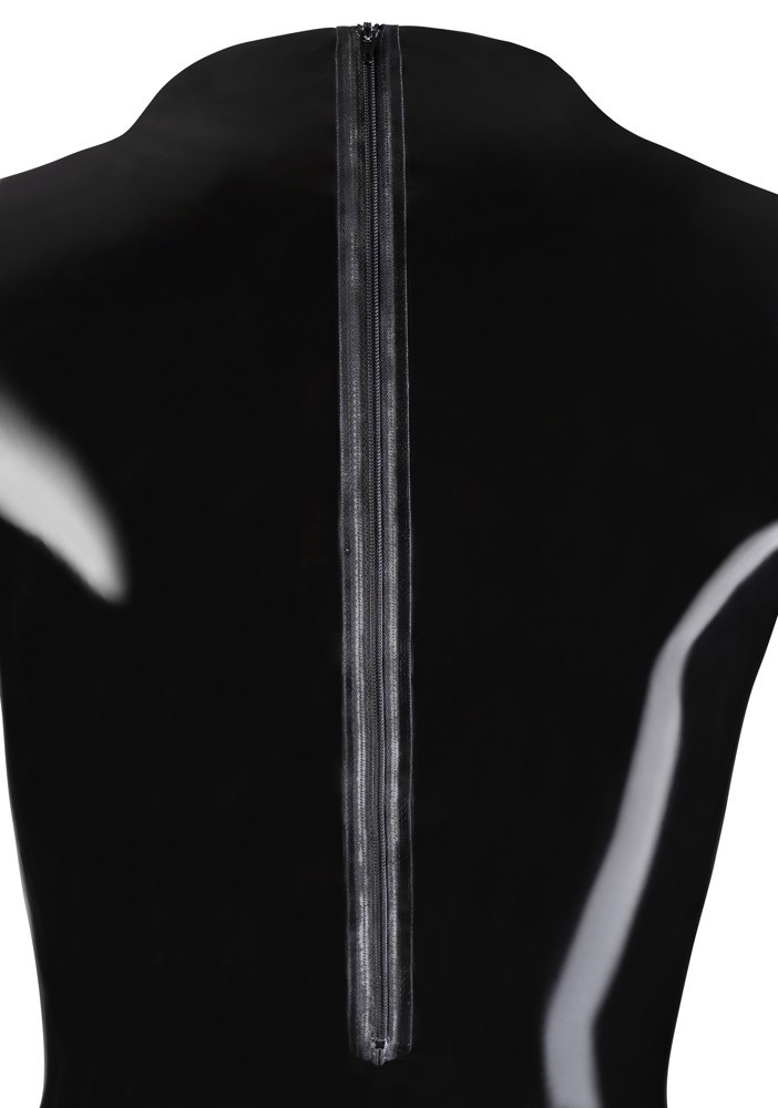Боді латексне LateX з блискавкою та відкритим доступом, чорне, XL