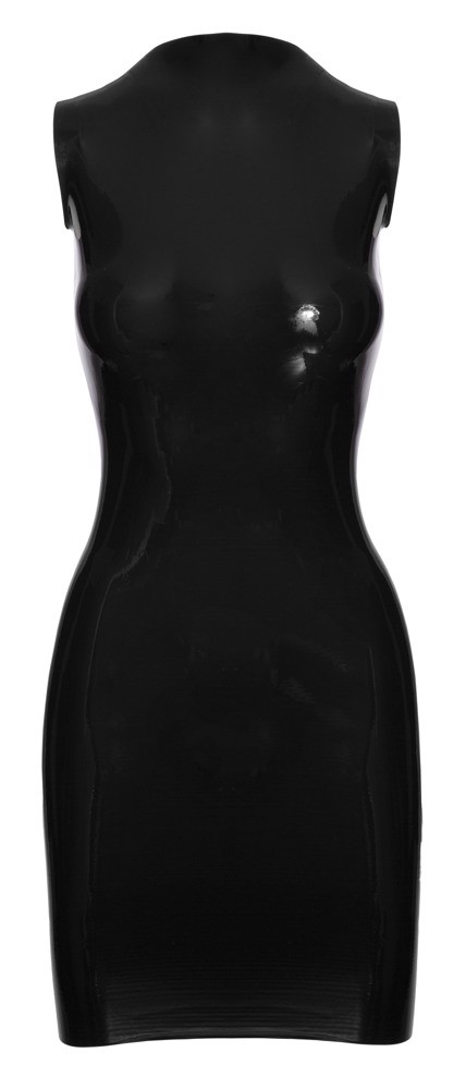 Плаття латексне без рукавів LateX чорне, XXL