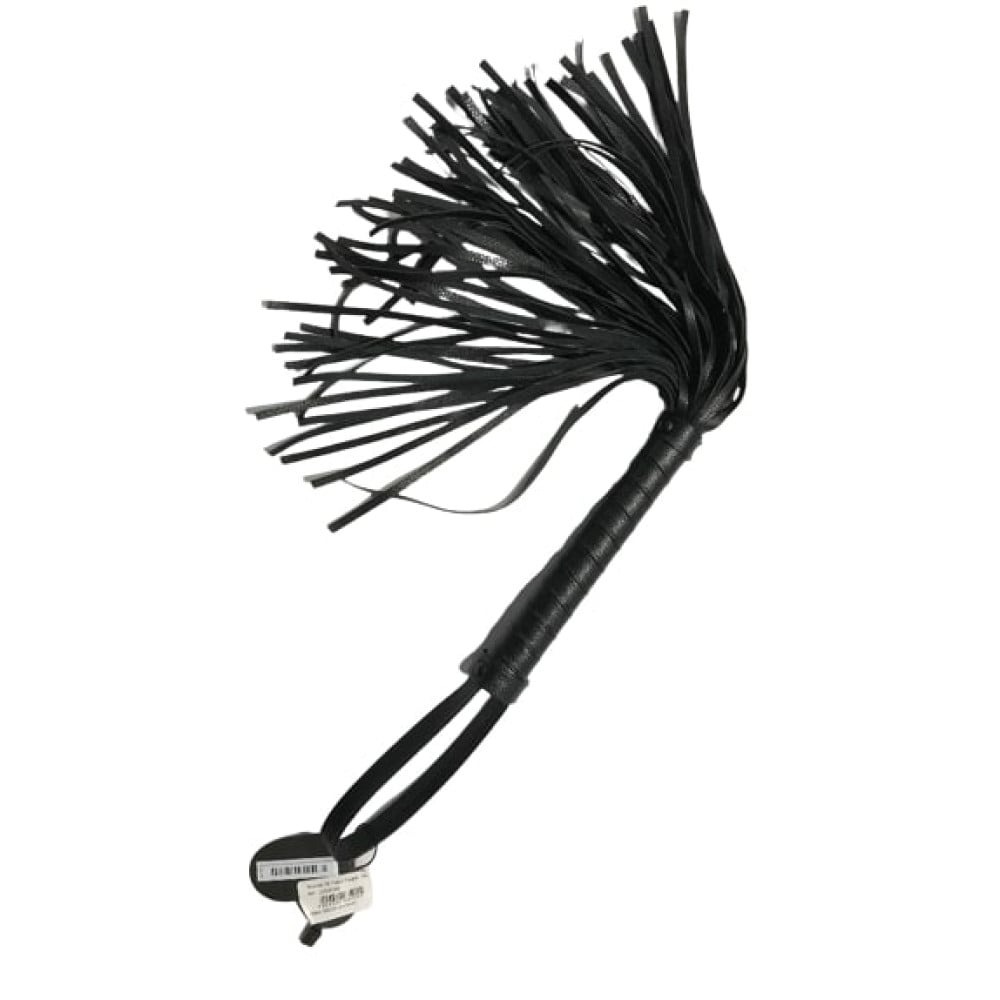 Флогер з петлею на рукоятці DS Fetish Flogger чорний
