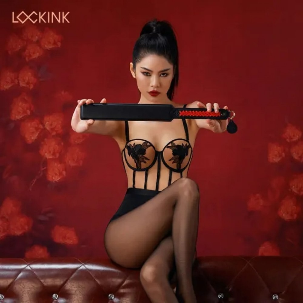 Паддл чорно-червоний плетіння Lockink