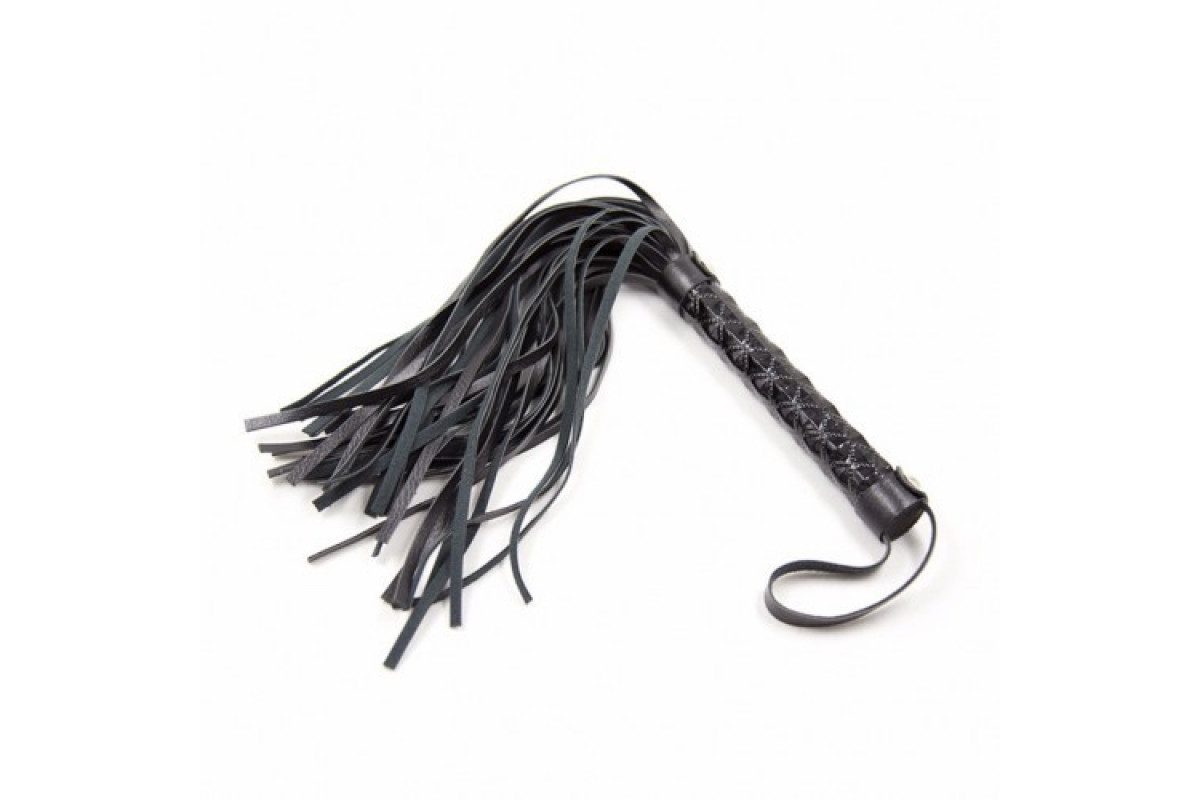 Флоггер металл DS Fetish Flogger black metal