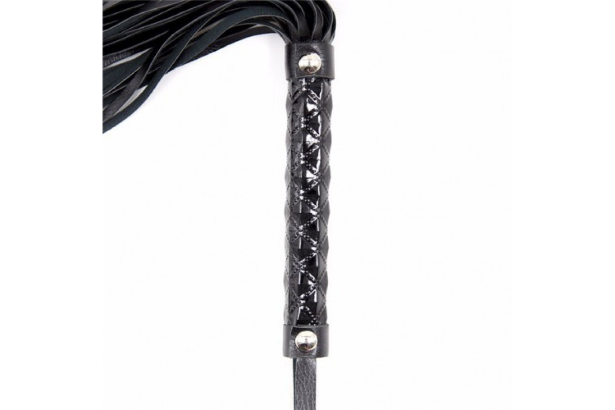 Флоггер металл DS Fetish Flogger black metal